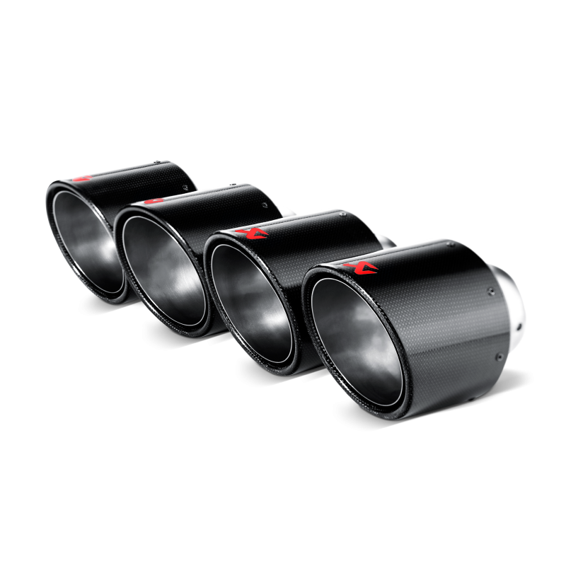 Akrapovic - Karbonowe końcówki 125mm - Chevrolet Corvette ZO6 / ZR1 C6 & Nissan GT-R