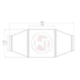 WAGNER TUNING - SPORTKATALYSATOR - 200CPSI EU6 Ø130mm x 300mm