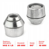Farad - Nakrętki Zabezpieczające - M12x1.5x26mm - FORD VOLVO