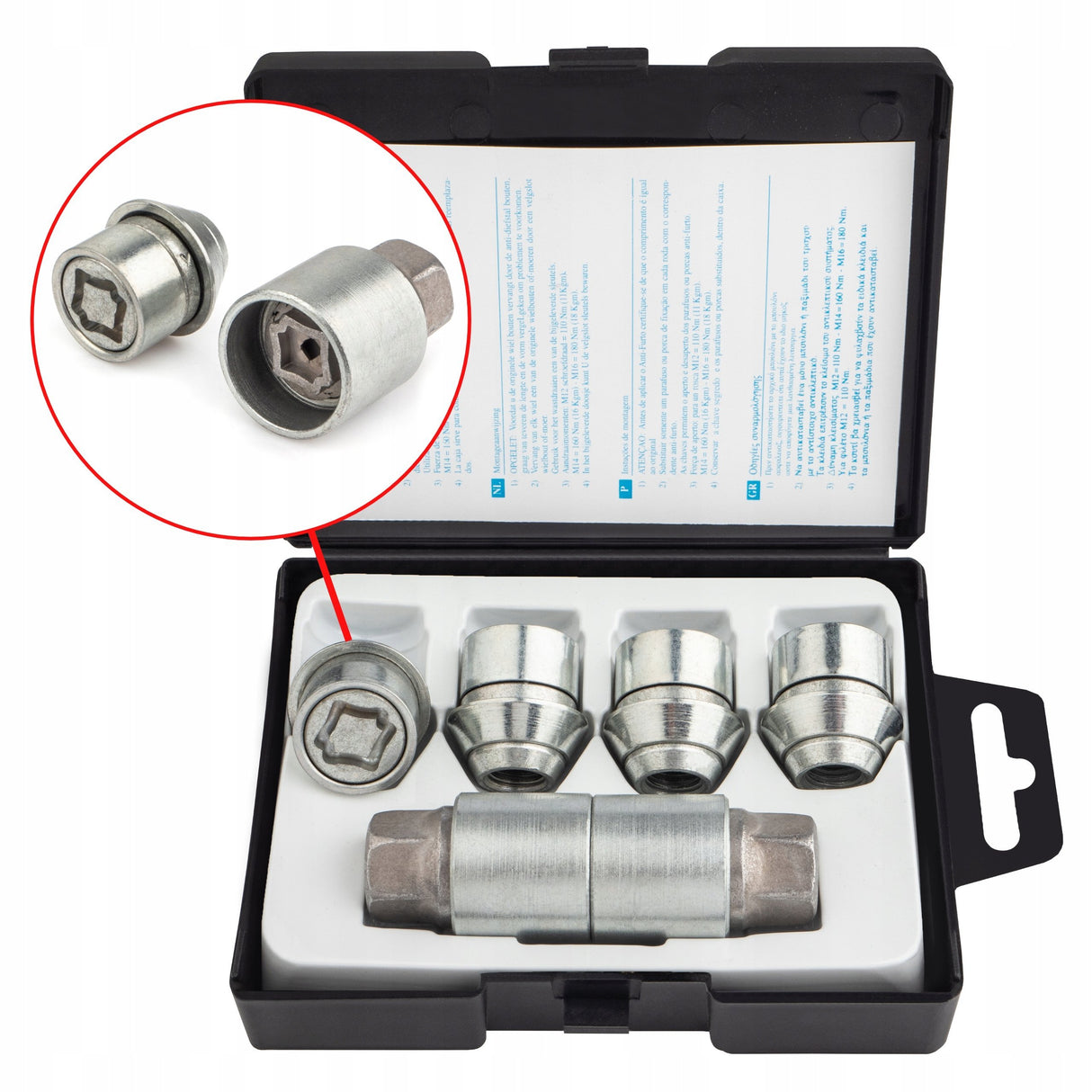 Farad - Nakrętki Zabezpieczające - M12x1.5x29mm - FORD