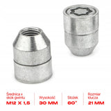 Farad - Nakrętki Zabezpieczające - M12x1.5x30mm - HYUNDAI KIA MAZDA