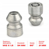 Farad - Nakrętki Zabezpieczające - M12x1.5x34mm - HYUNDAI KIA MAZDA