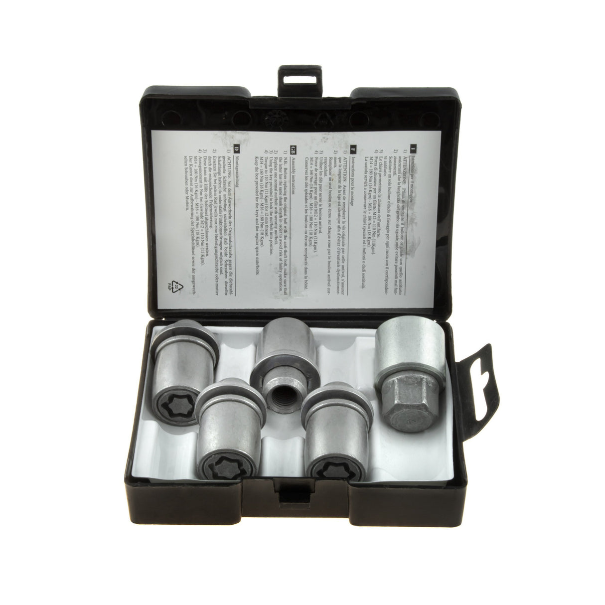 Farad - Nakrętki Zabezpieczające - M12x1.5x47mm - DR LEXUS TOYOTA MITSUBISHI