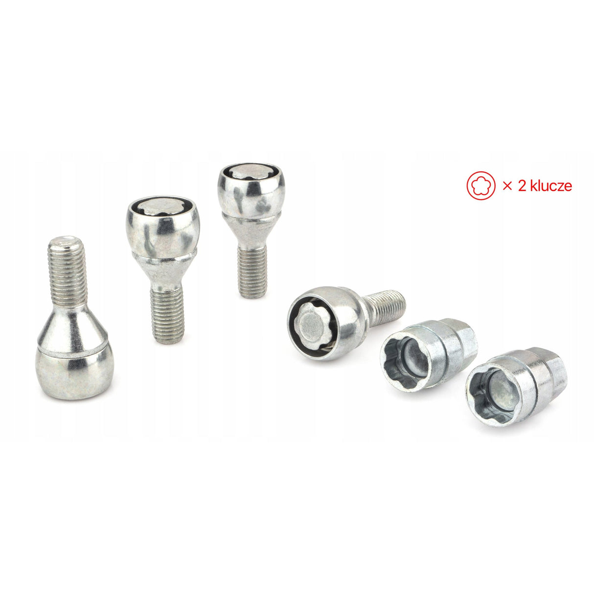 Farad - Śruby Zabezpieczające - M12x1.5x23mm - BMW FIAT MINI NISSAN OPEL RENAULT SUZUKI