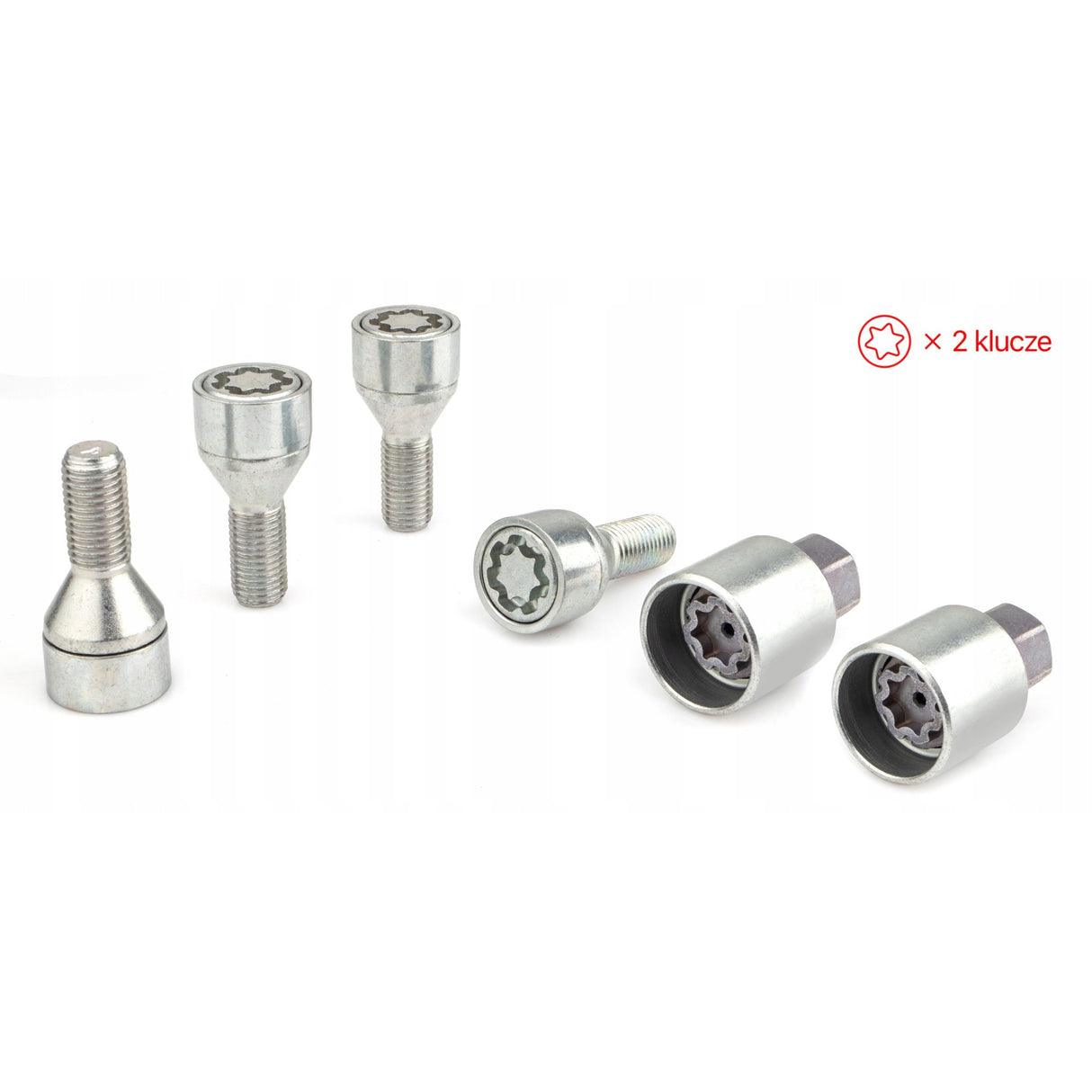 Farad - Śruby Zabezpieczające - M12x1.5x24mm - BMW DACIA FIAT FORD OPEL RENAULT