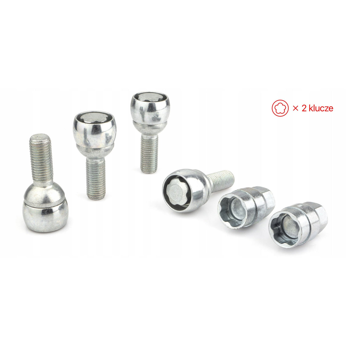 Farad - Śruby Zabezpieczające - M12x1,5x28mm - AUDI SKODA VOLKSWAGEN VW