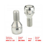 Farad - Śruby Zabezpieczające - M14x1.5x26mm - ALFA ROMEO CITROEN RENAULT