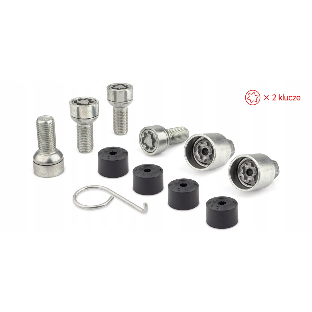 Farad - Śruby Zabezpieczające - M14x1.5x27mm - AUDI SKODA SEAT CUPRA VOLKSWAGEN VW