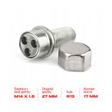 Farad - Śruby Zabezpieczające - M14x1.5x27mm - AUDI SKODA SEAT VOLKSWAGEN VW