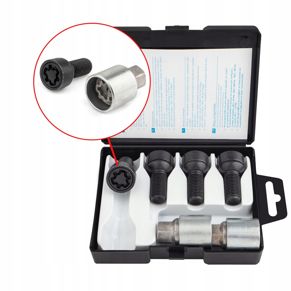 Farad - Śruby Zabezpieczające - M14x1.5x28mm - LEXUS MERCEDES SUBARU TOYOTA