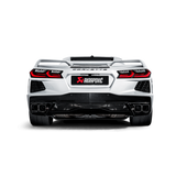 Akrapovic - Tytanowy układ wydechowy Slip On - Chevrolet Corvette C8