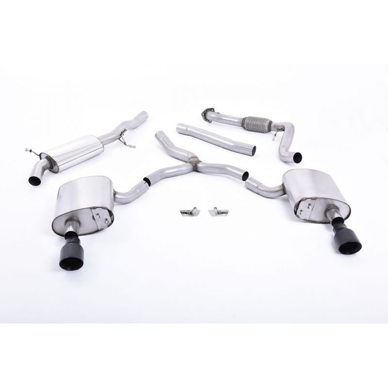 Milltek - Układ wydechowy Cat‑Back - A4 - B9 - 2.0 TFSI - Quattro