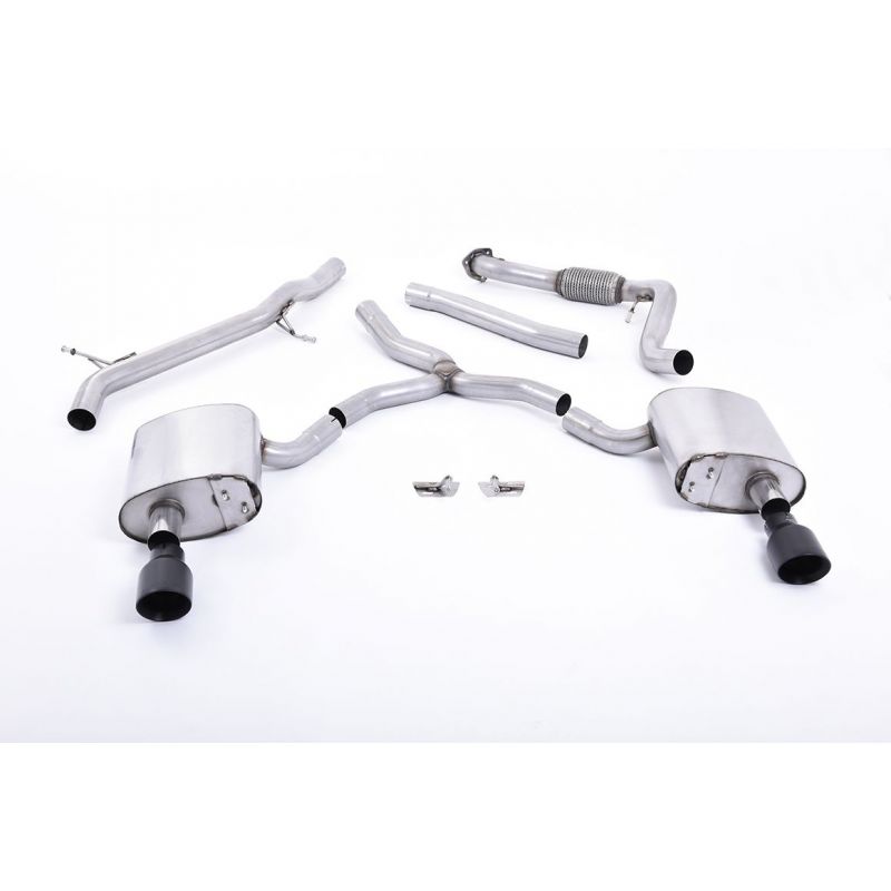 Milltek - Układ wydechowy Cat‑Back - A4 - B9 - 2.0 TFSI - Quattro