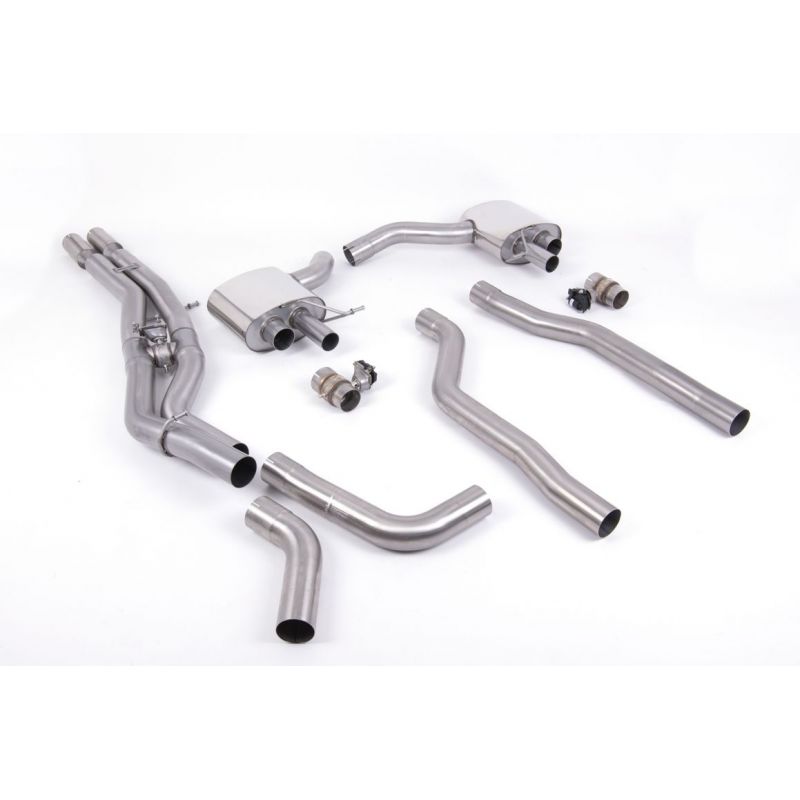 Milltek - Układ wydechowy Cat‑Back - RS6 - RS7 - C8 - 4.0 - V8