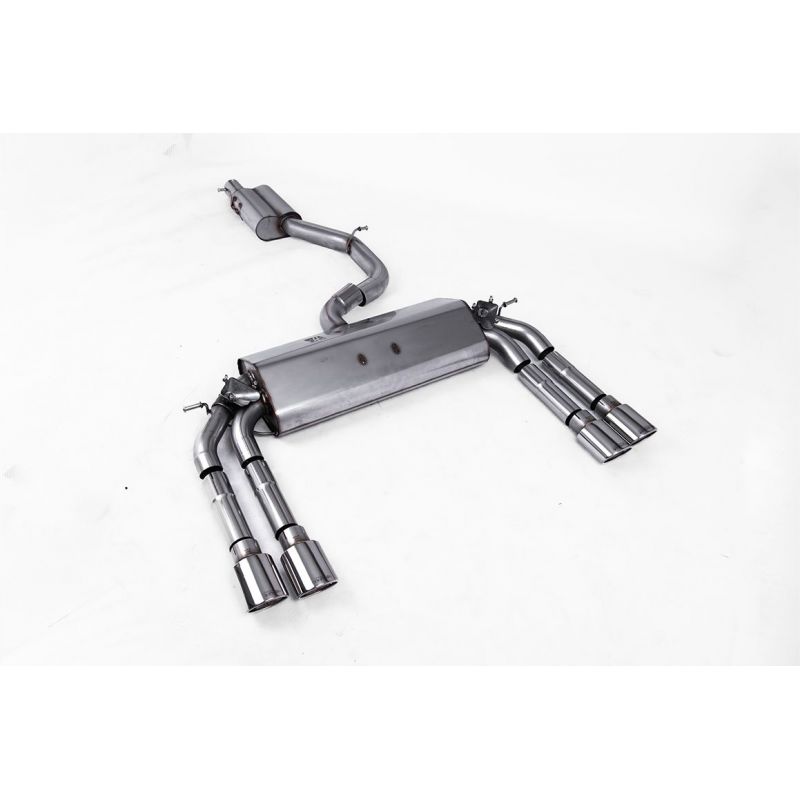 Milltek - Układ wydechowy Cat-Back - S3 - 8V - Sedan - Cabrio - 2.0 TFSI