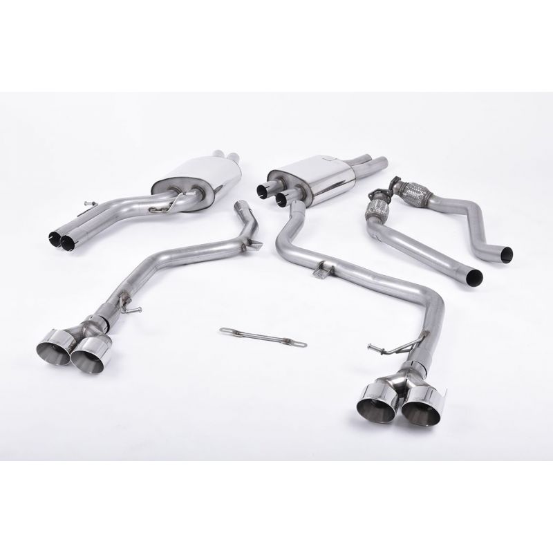 Milltek - Układ wydechowy Cat-Back - S4 - S5 - B8 - 3.0 - V6T