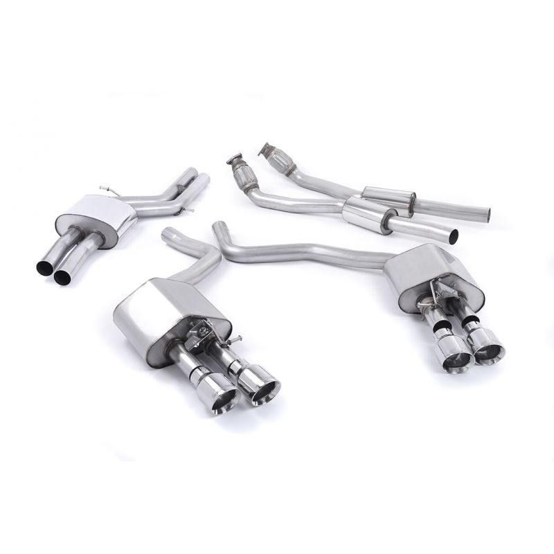 Milltek - Układ wydechowy Cat-Back - S6 - S7 - C7 - 4.0 - TFSI - V8