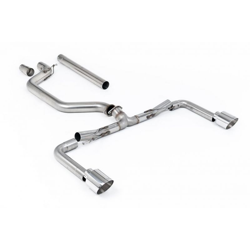 Milltek - Układ wydechowy Cat-Back - Golf GTI - Mk8 - 2.0 TSI