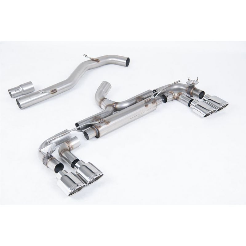 Milltek - Race Cat‑Back - 80 mm - Golf R - Mk7 - 2.0 TSI