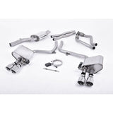 Milltek - Układ wydechowy Cat-Back Valvesonic - S4 - S5 - B8 - 3.0 - V6T
