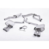 Milltek - Układ wydechowy Cat-Back Valvesonic - S4 - S5 - B8 - 3.0 - V6T