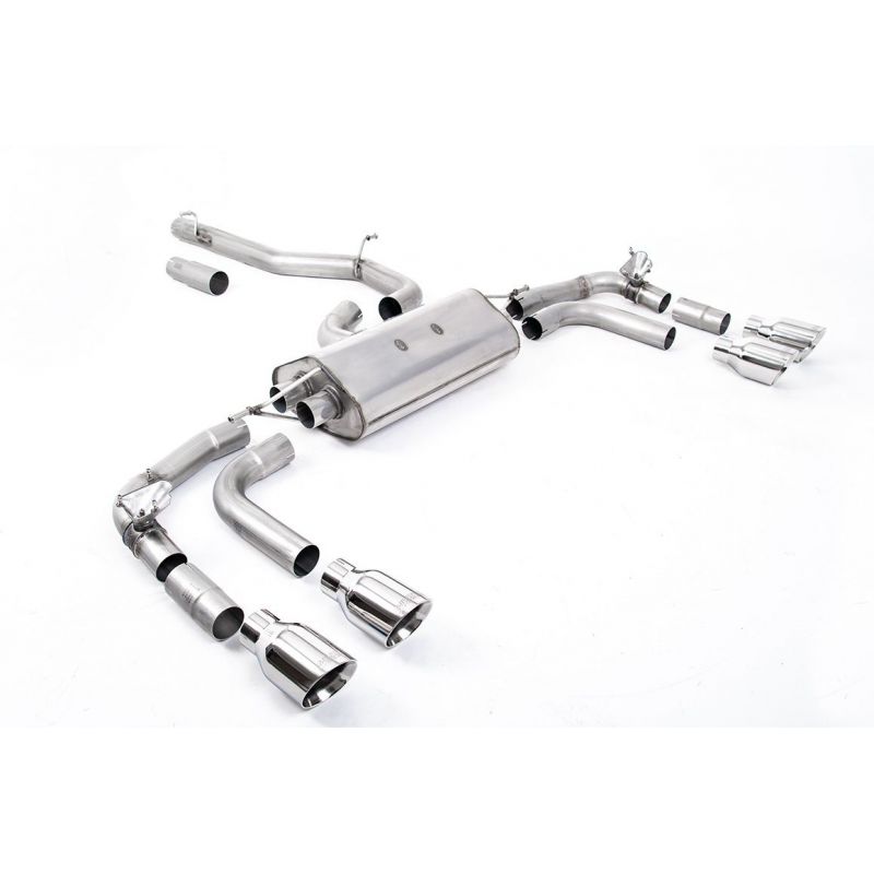 Milltek - OPF‑Back Cat‑Back - GT Style - Tiguan R - Mk2 - 2.0 TSI - 320 HP