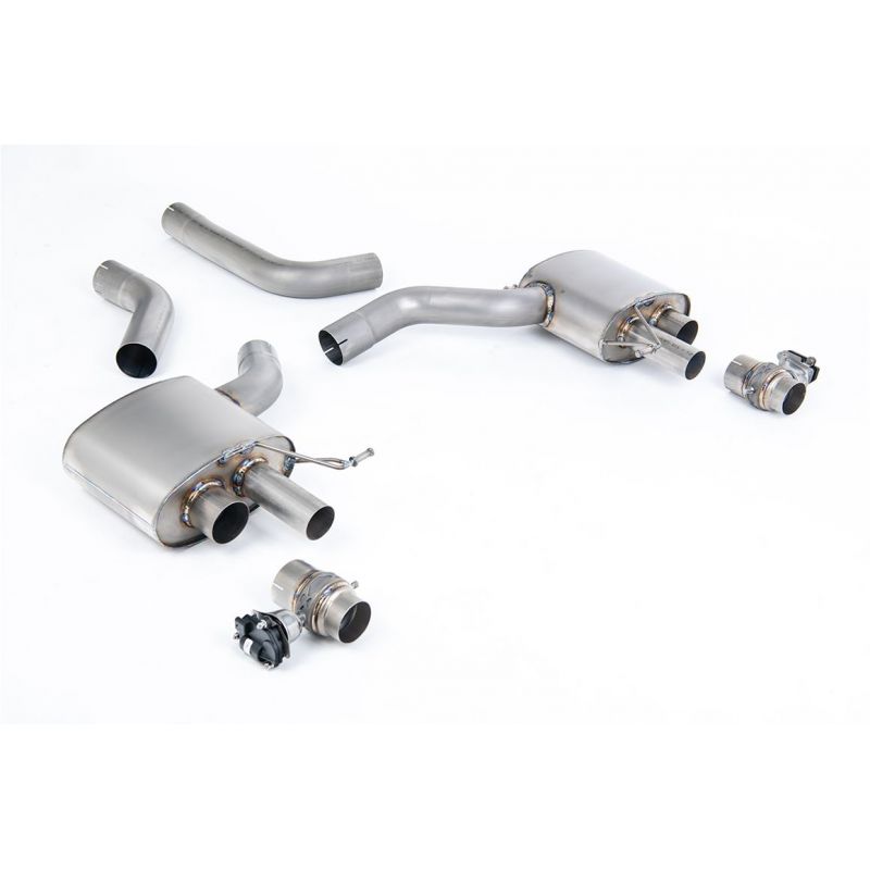 Milltek - Układ wydechowy Axle-Back - Titanium - RS6 - RS7 - C8 - 4.0 - V8 - TFSI